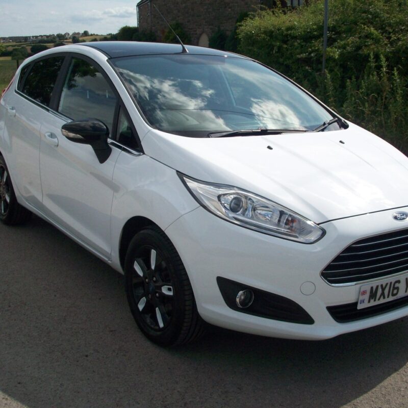 FORD FIESTA ZETEC, 5 DOOR, WHITE EDITION 1.2, 16-16 PLATE