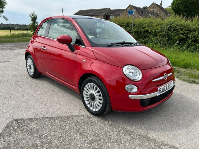 FIAT 500 LOUNGE, 1.2. 13-63 PLATE