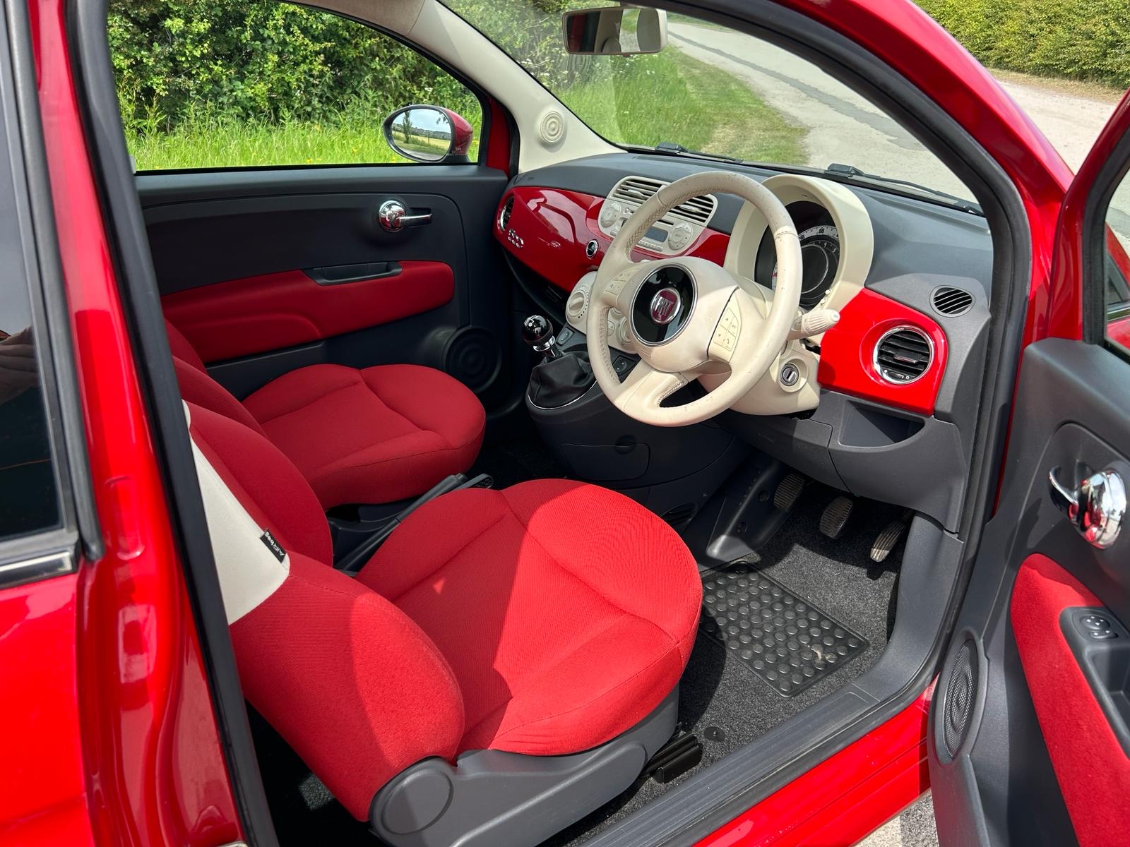 FIAT 500 LOUNGE, 1.2. 13-63 PLATE - Image 8